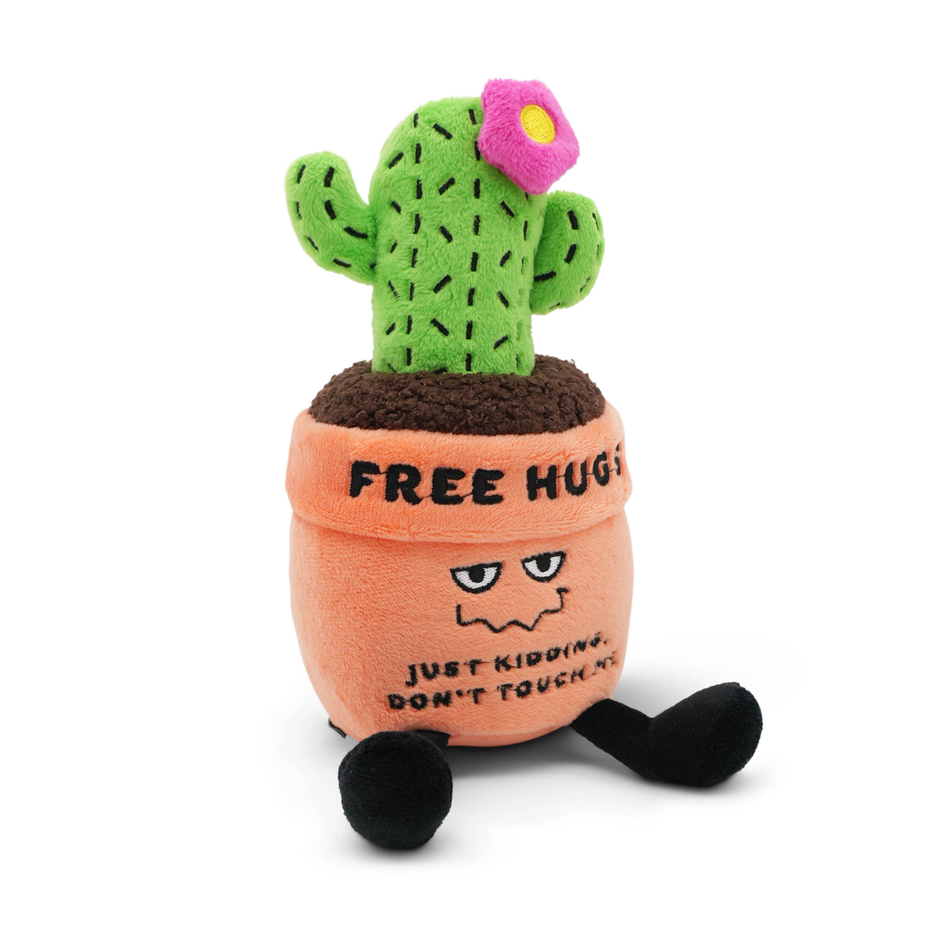 "Free Hugs"- Plush Cactus