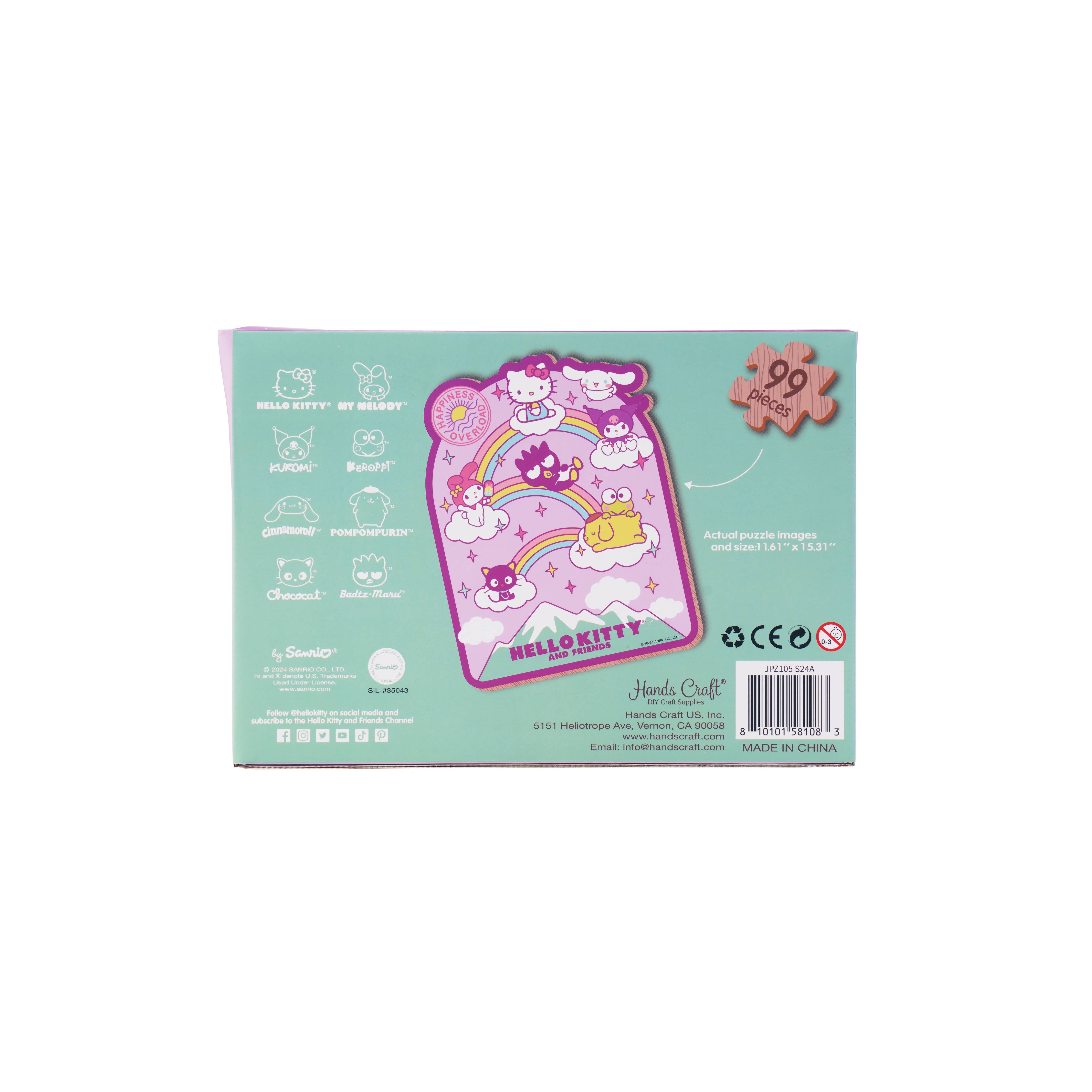 Hello Kitty and Friends Shaped Puzzle – 99 Pieces