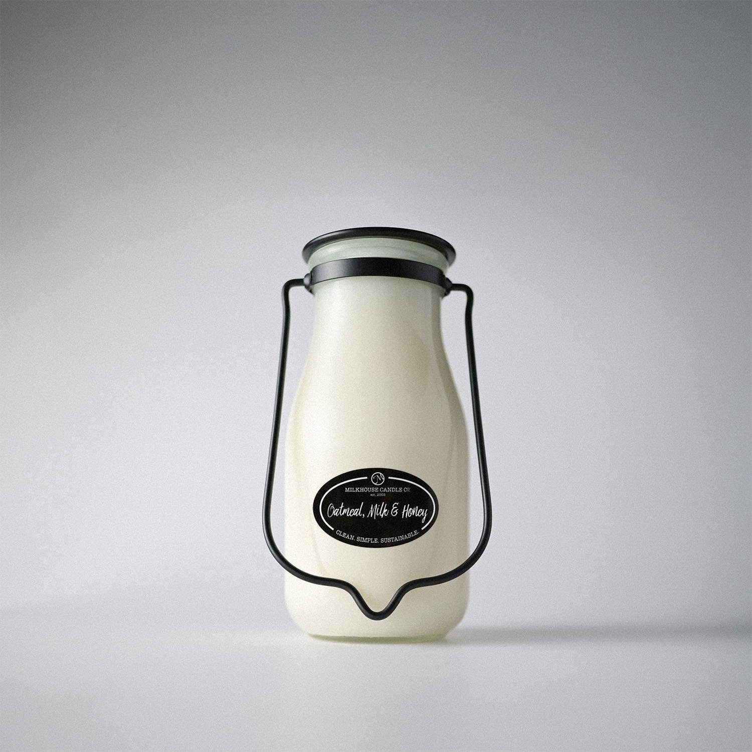 14 oz Milkbottle Candle: Oatmeal, Milk & Honey