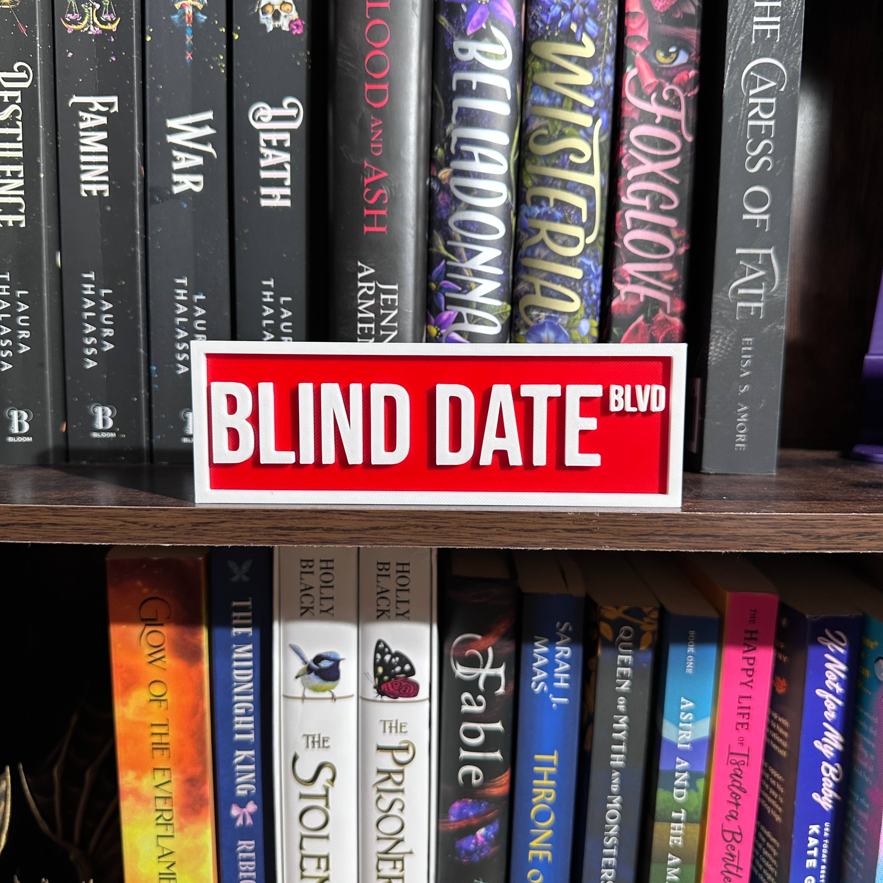 Blind Date Street Sign | Bookshelf Decor: Green