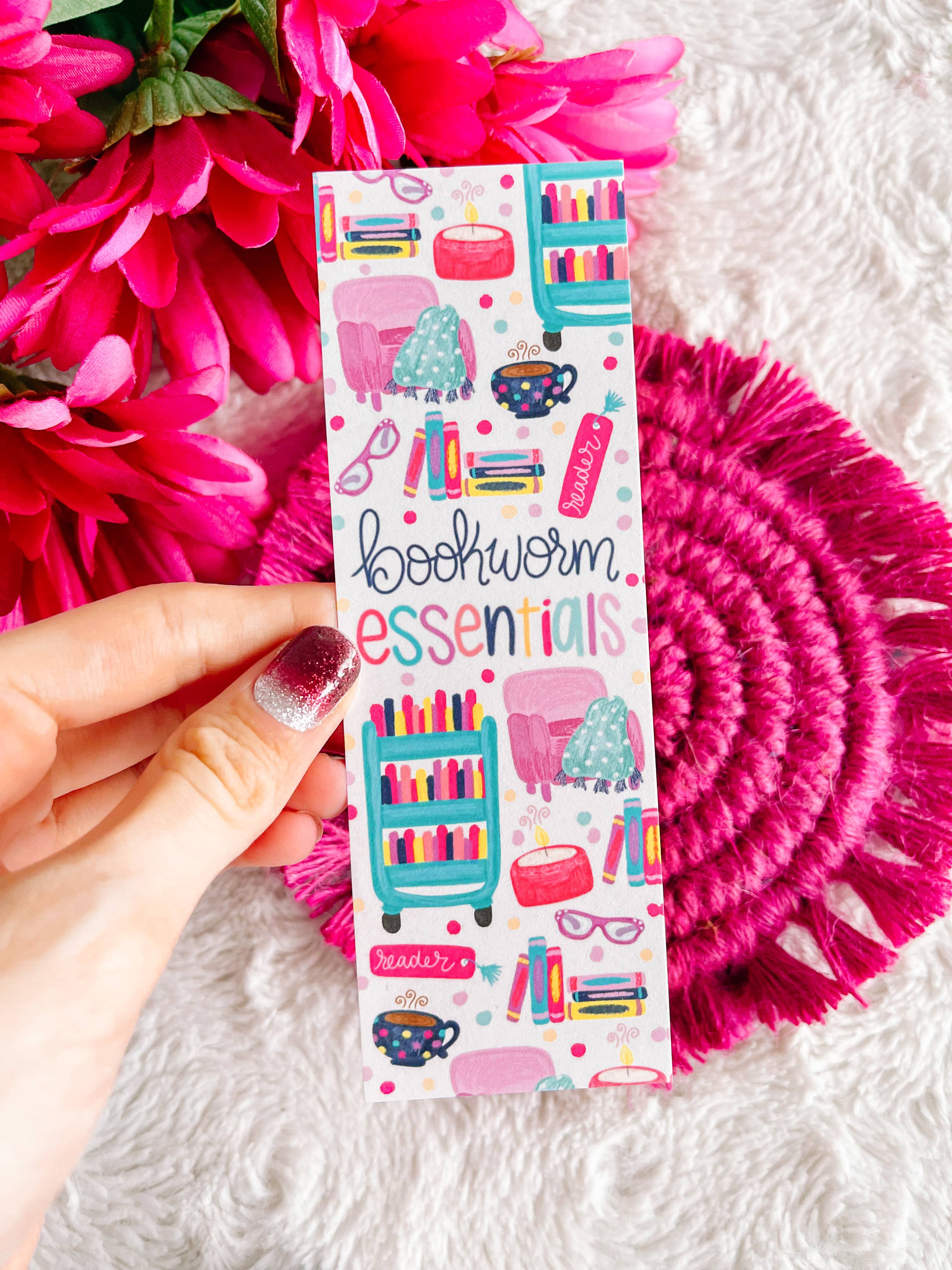 Bookworm Essentials Bookmark: Matte