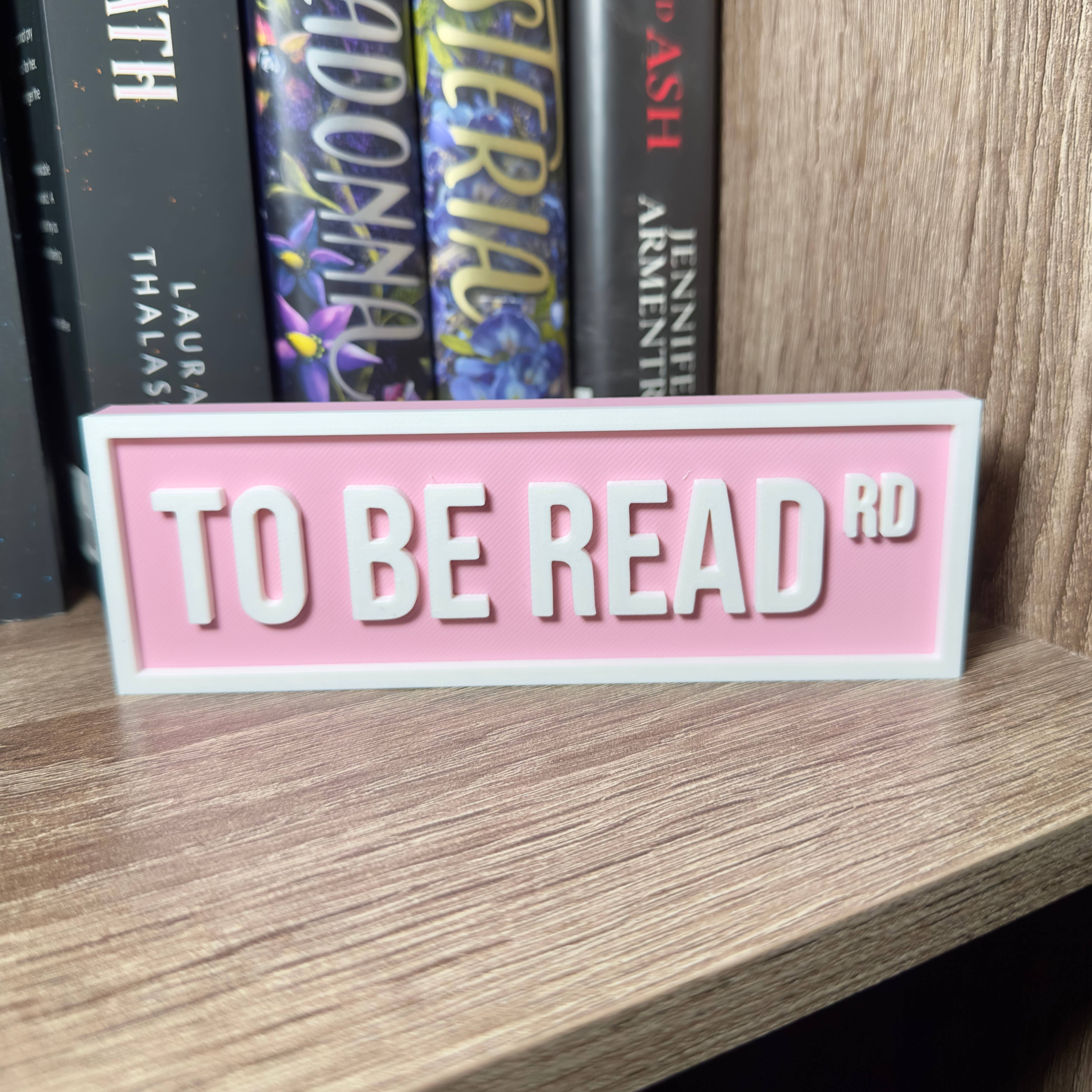 To Be Read Street Sign | Bookshelf Decor: Green
