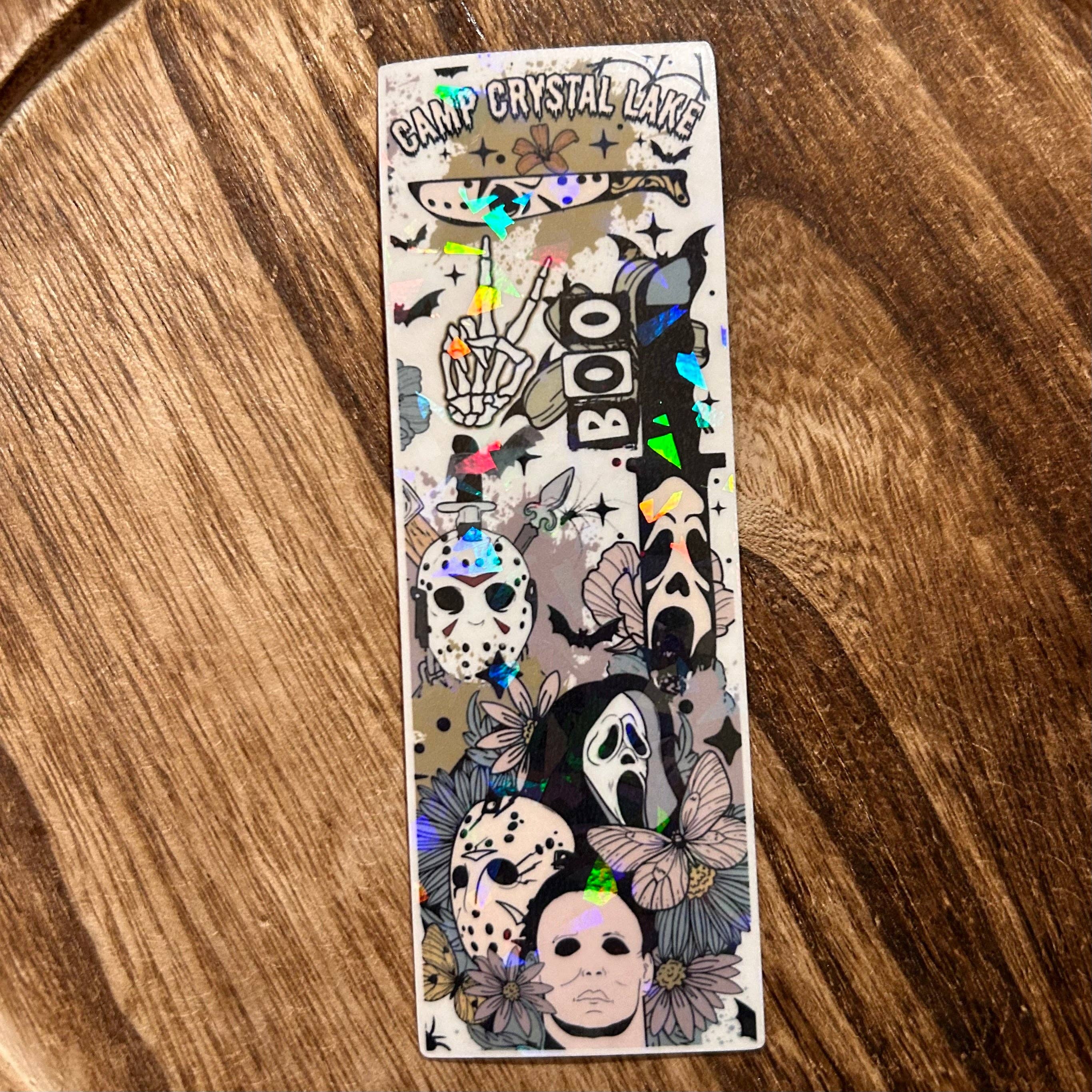 Thriller Movies Cardstock Bookmark: No Tassel