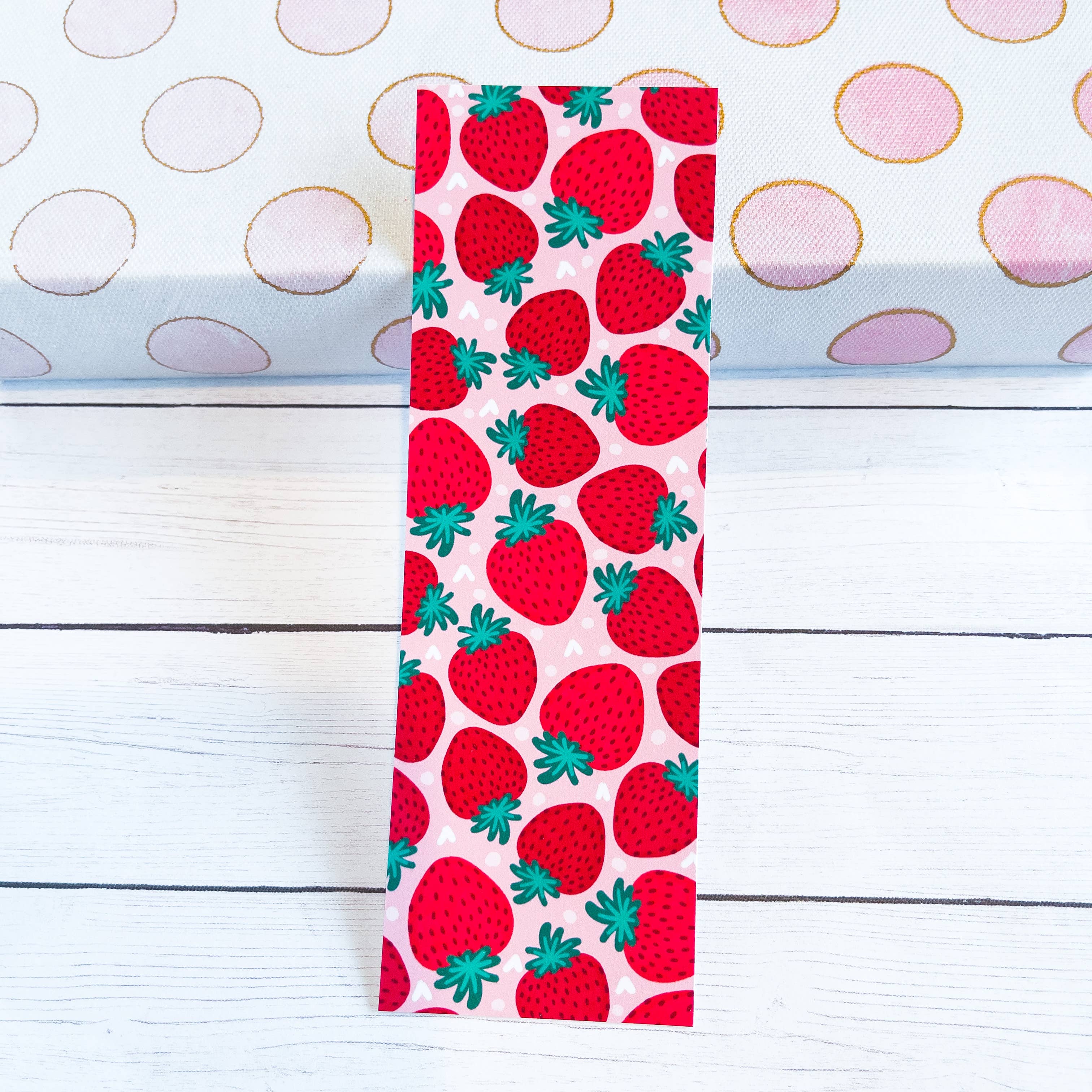 Strawberry Bookmark: Matte