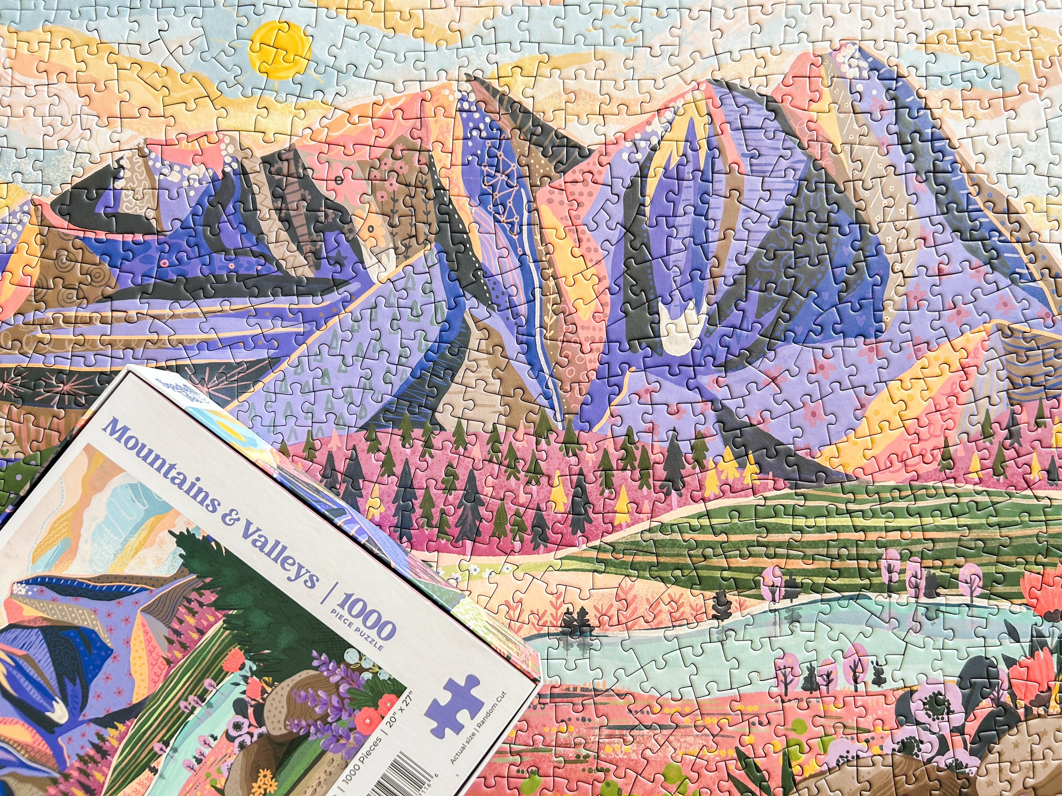 Mountains & Valleys 1000 Pc Puzzle