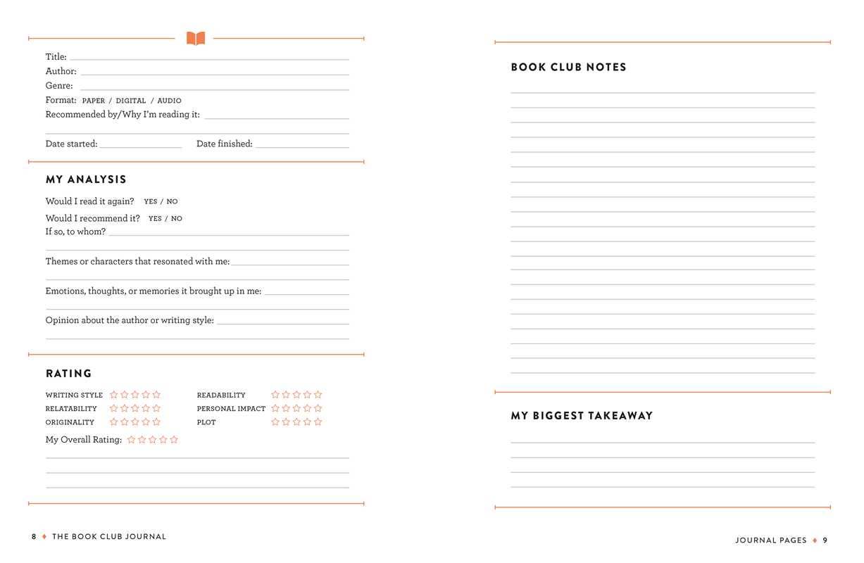 Book Club Journal by Adams Media: Paperback; 256 pages / English