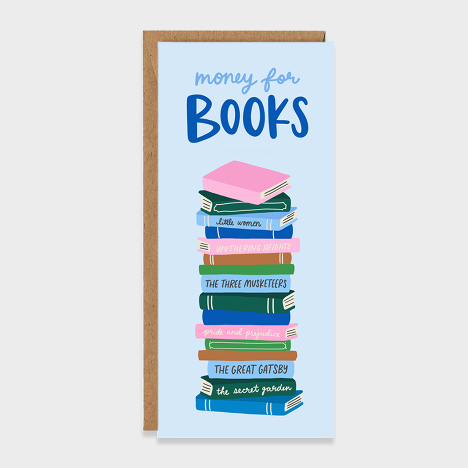 Money for Books Money Holder Card