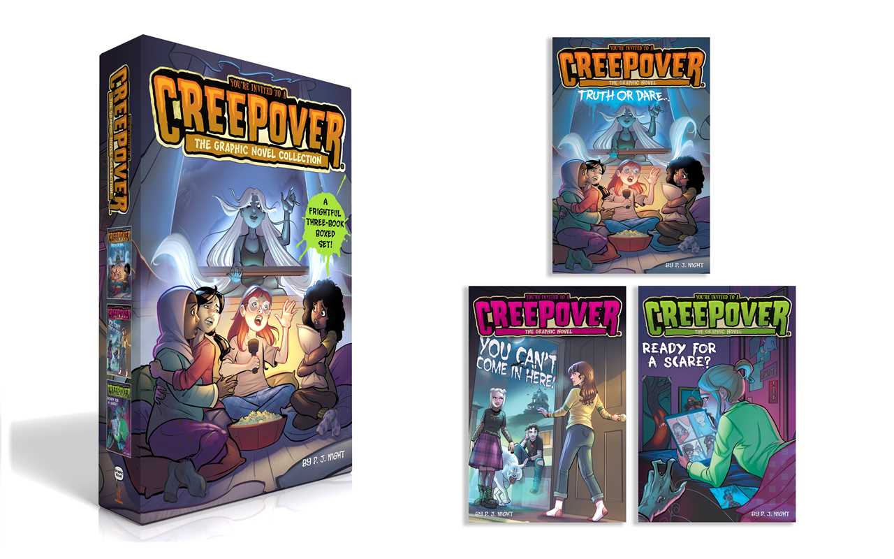 You're Invited to a Creepover The Graphic Novel Collection (Boxed Set) by P.J. Night