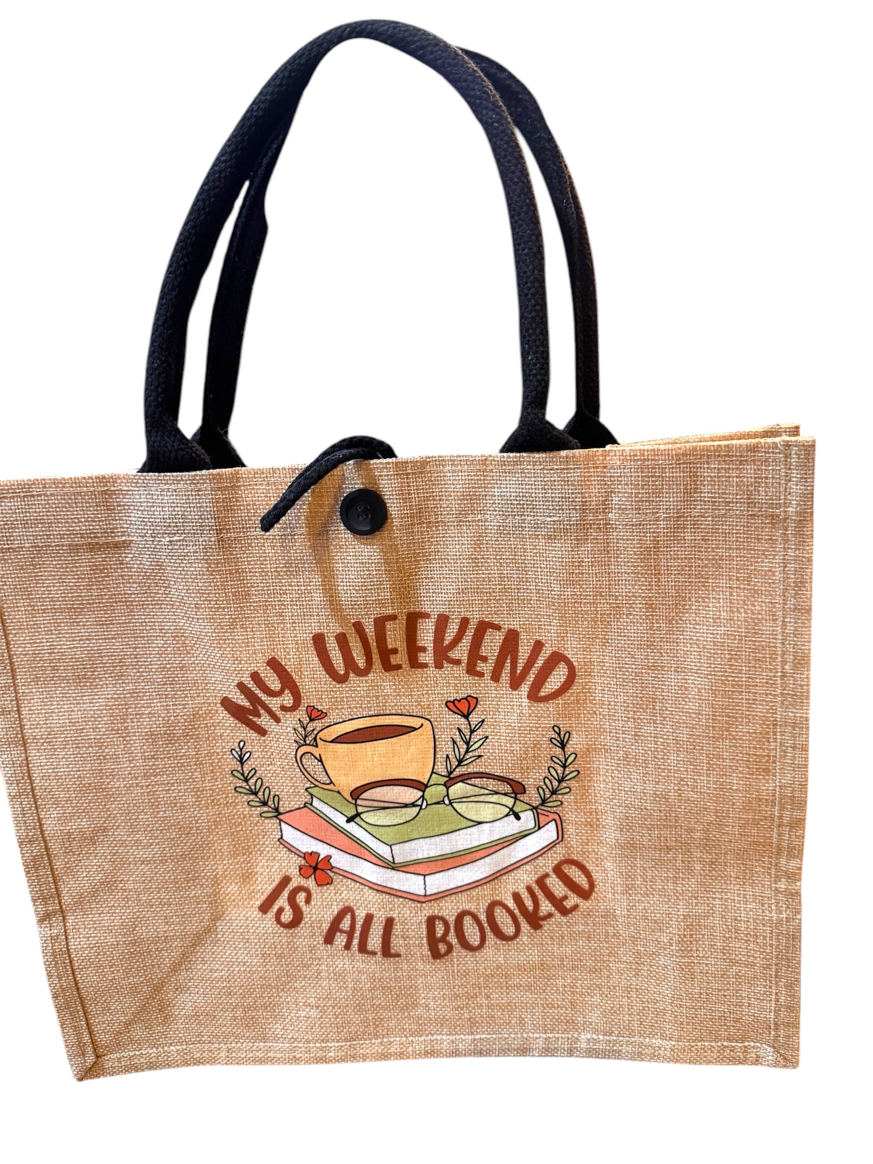 Book Club Tote Bag "My weekend is all booked"