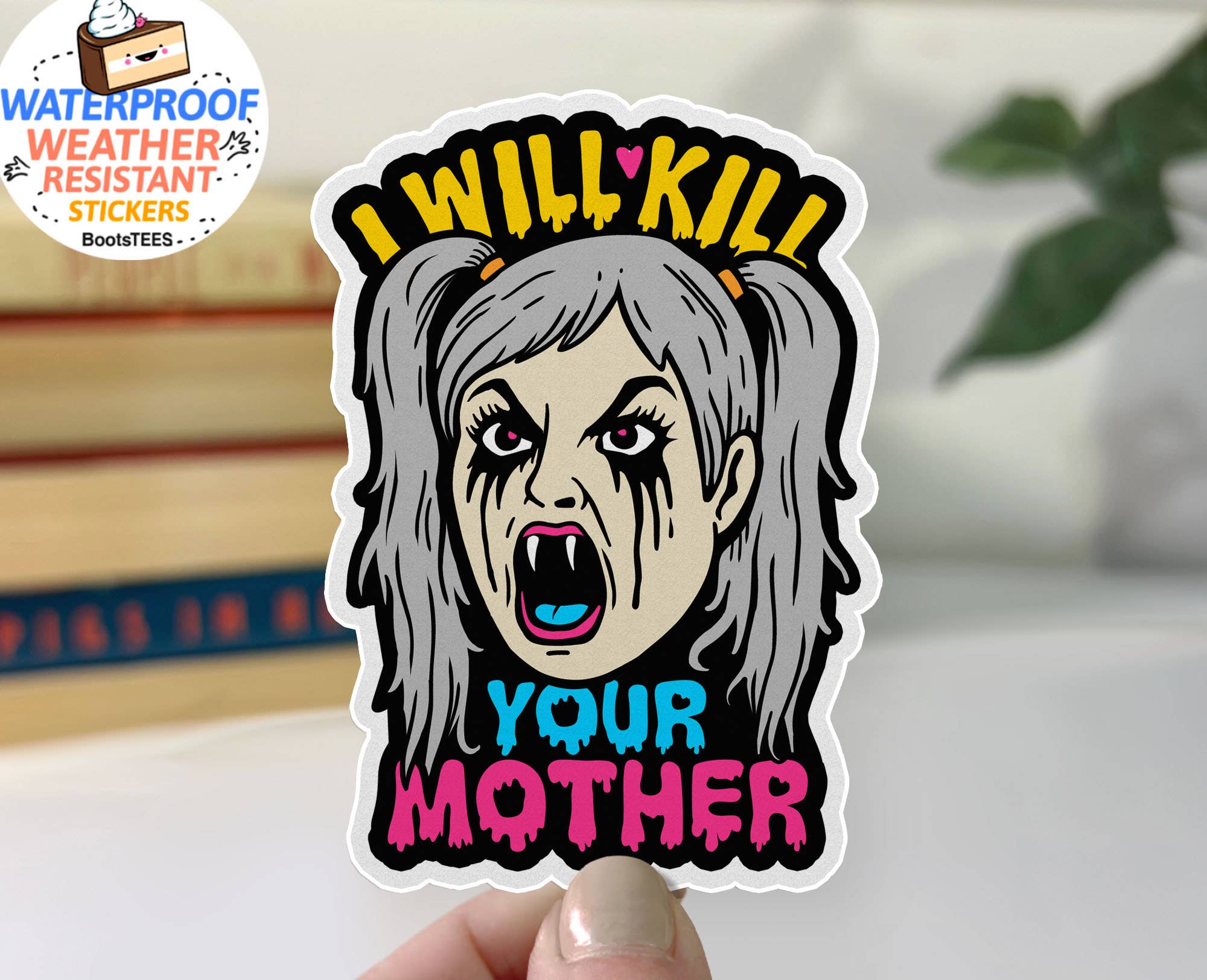 Dungeon Crawler Carl Stickers 3" Princess Donut Quote Decals: Goddamnit Donut Stickers