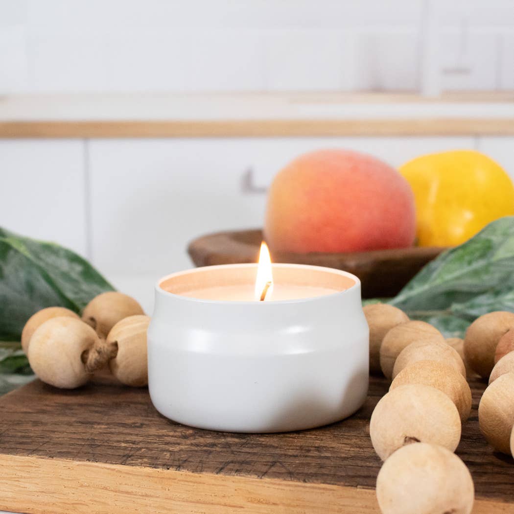 3.75 oz Traveler Tin Candle: Brown Butter Pumpkin