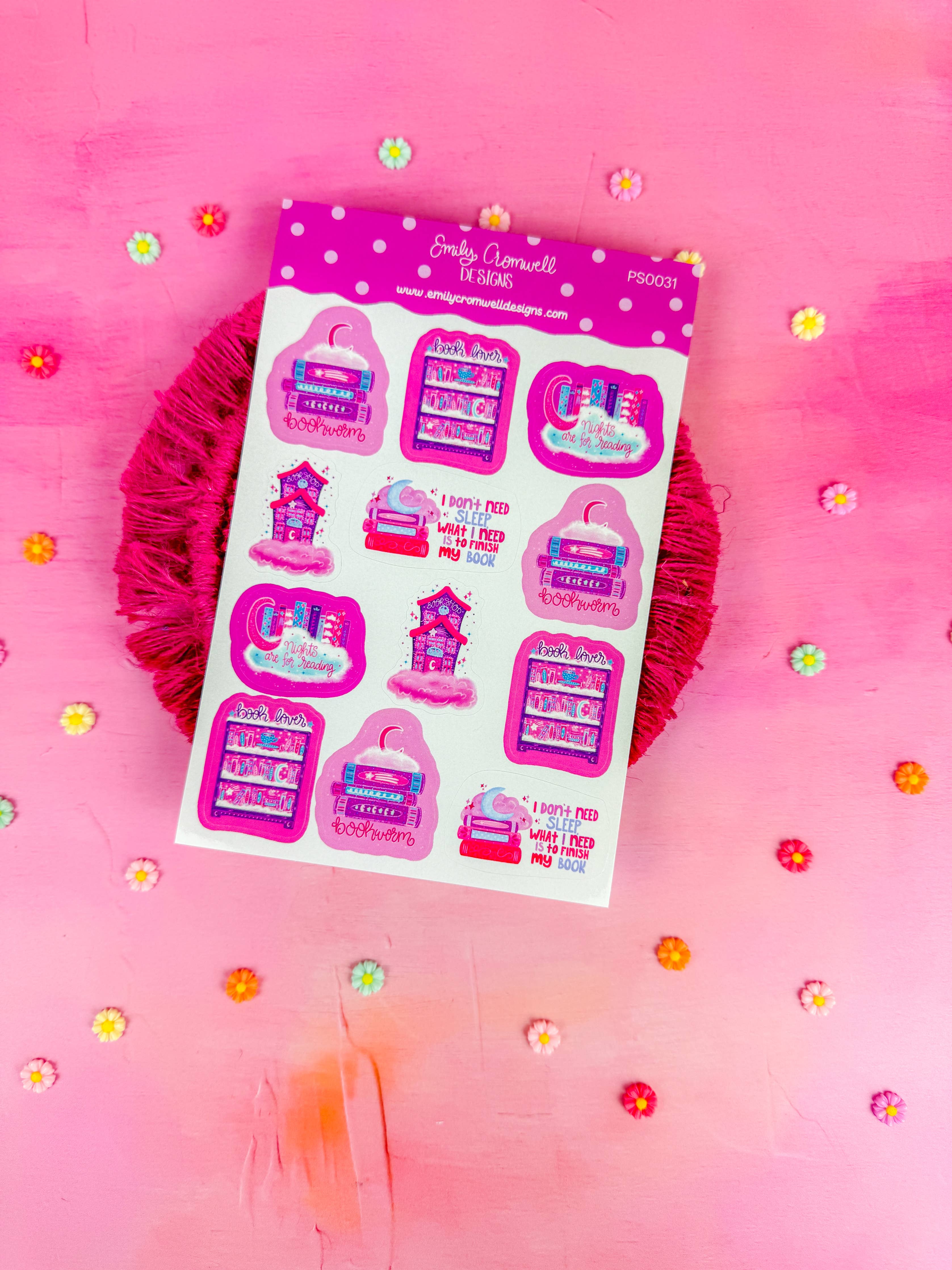 Bookish Dreams Planner Stickers