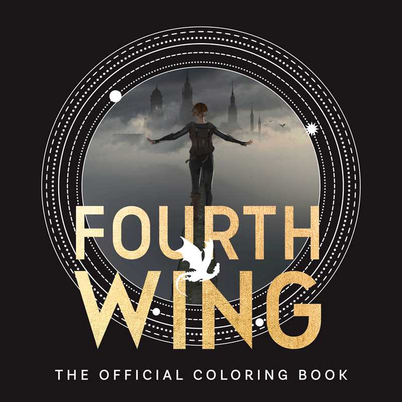 Fourth Wing: The Official Coloring Book by Entangled: Paperback; 96 pages / English