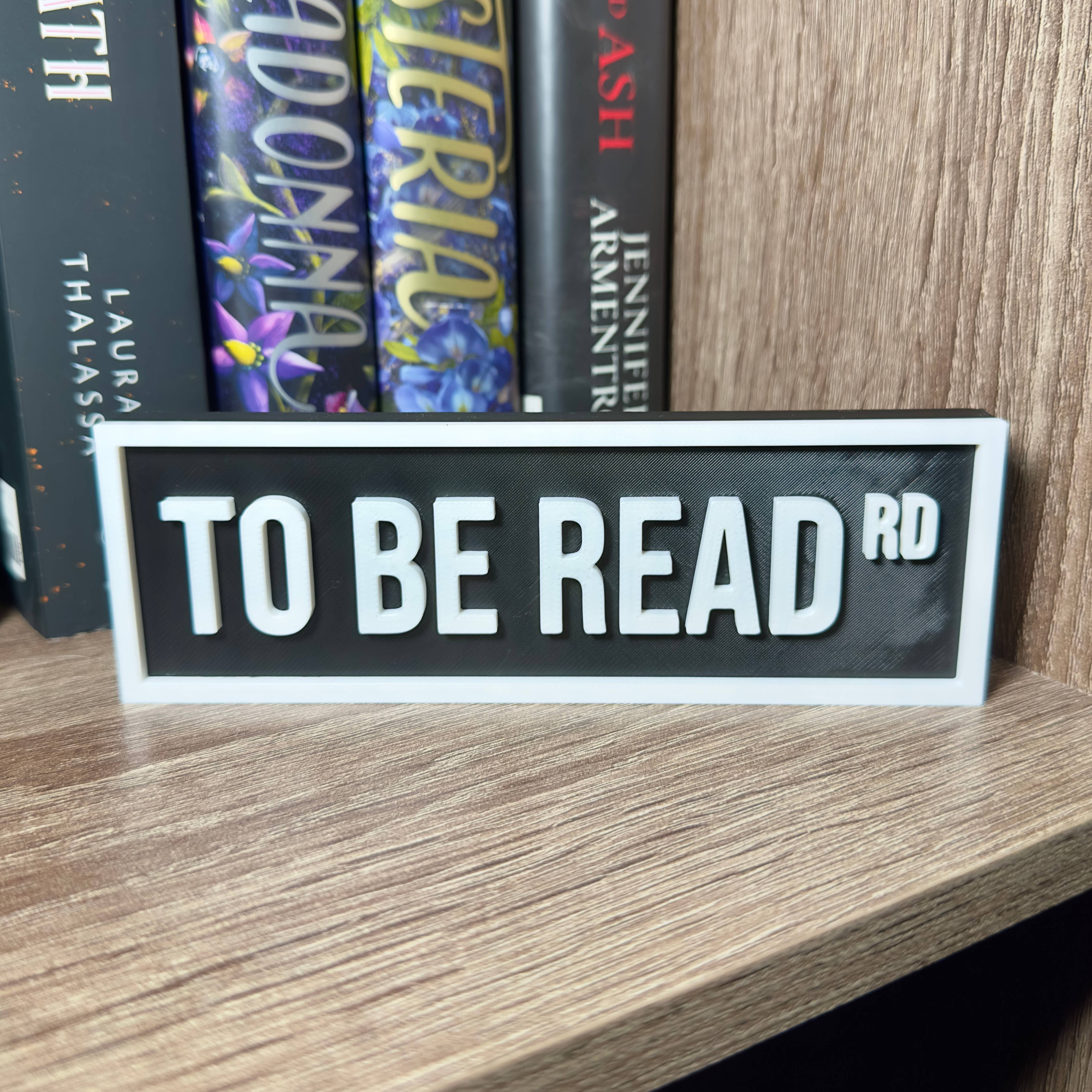 To Be Read Street Sign | Bookshelf Decor: Green