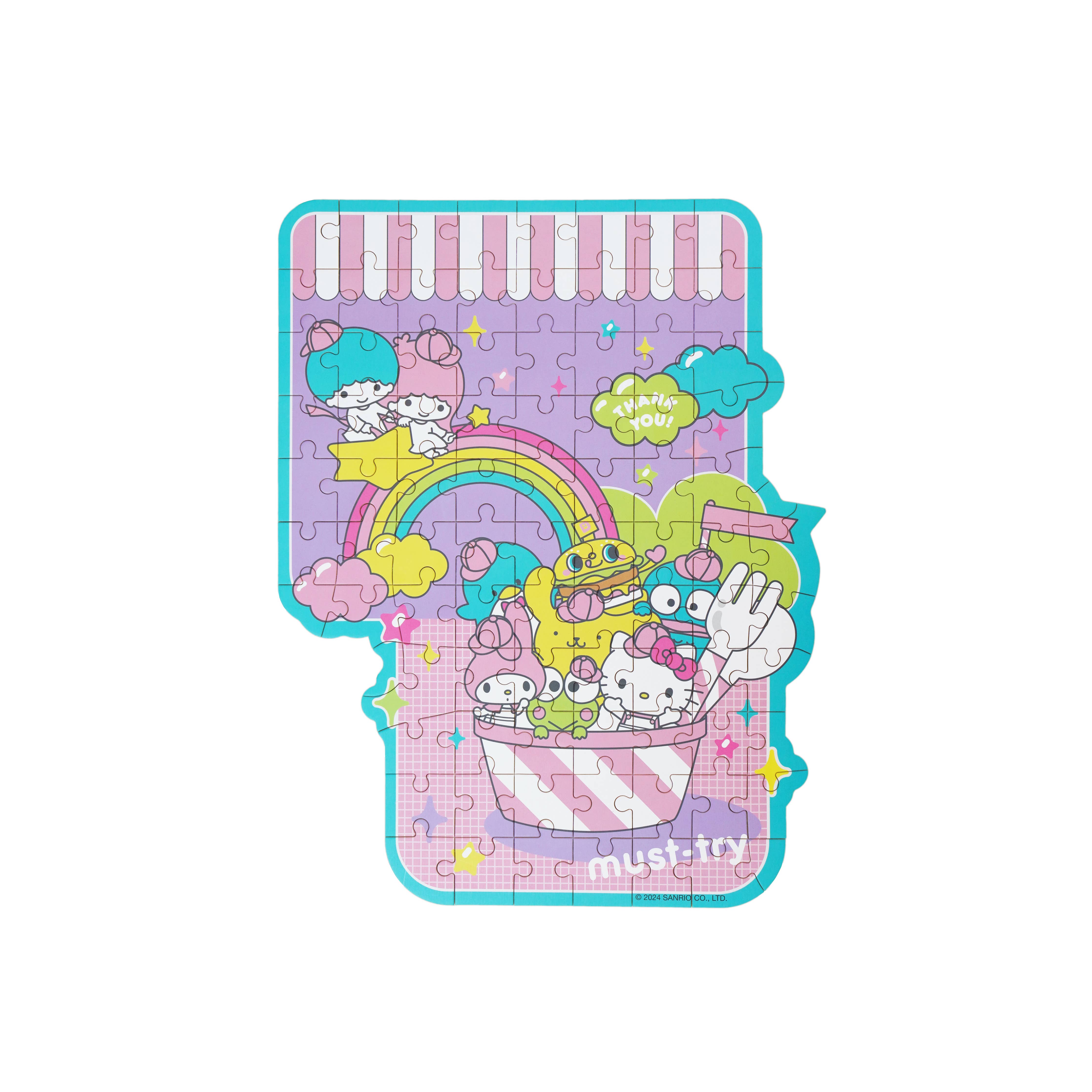 Hello Kitty and Friends Shaped Puzzle – 88 Pieces