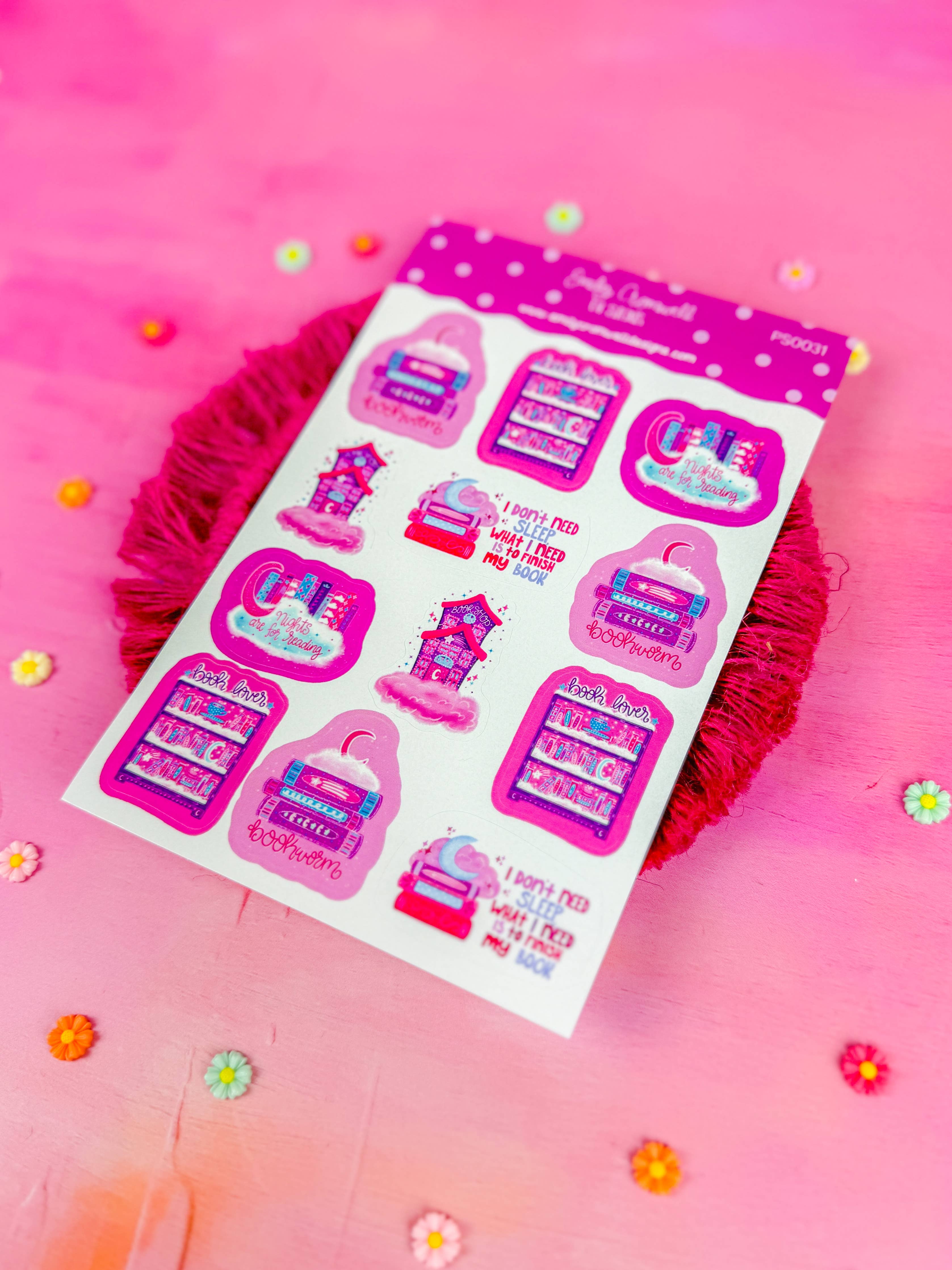 Bookish Dreams Planner Stickers