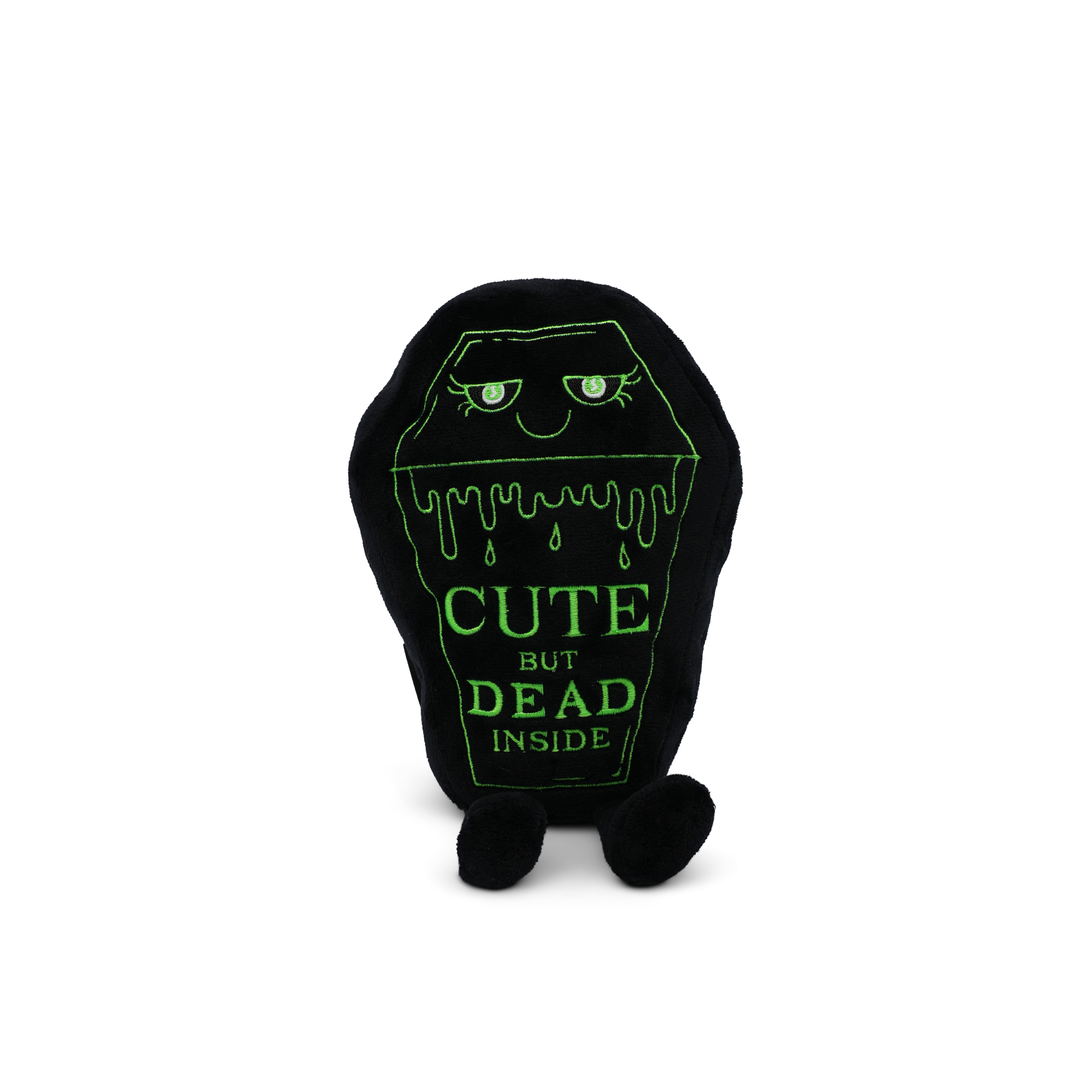 “Cute But Dead Inside” Coffin Horror Halloween Plushies