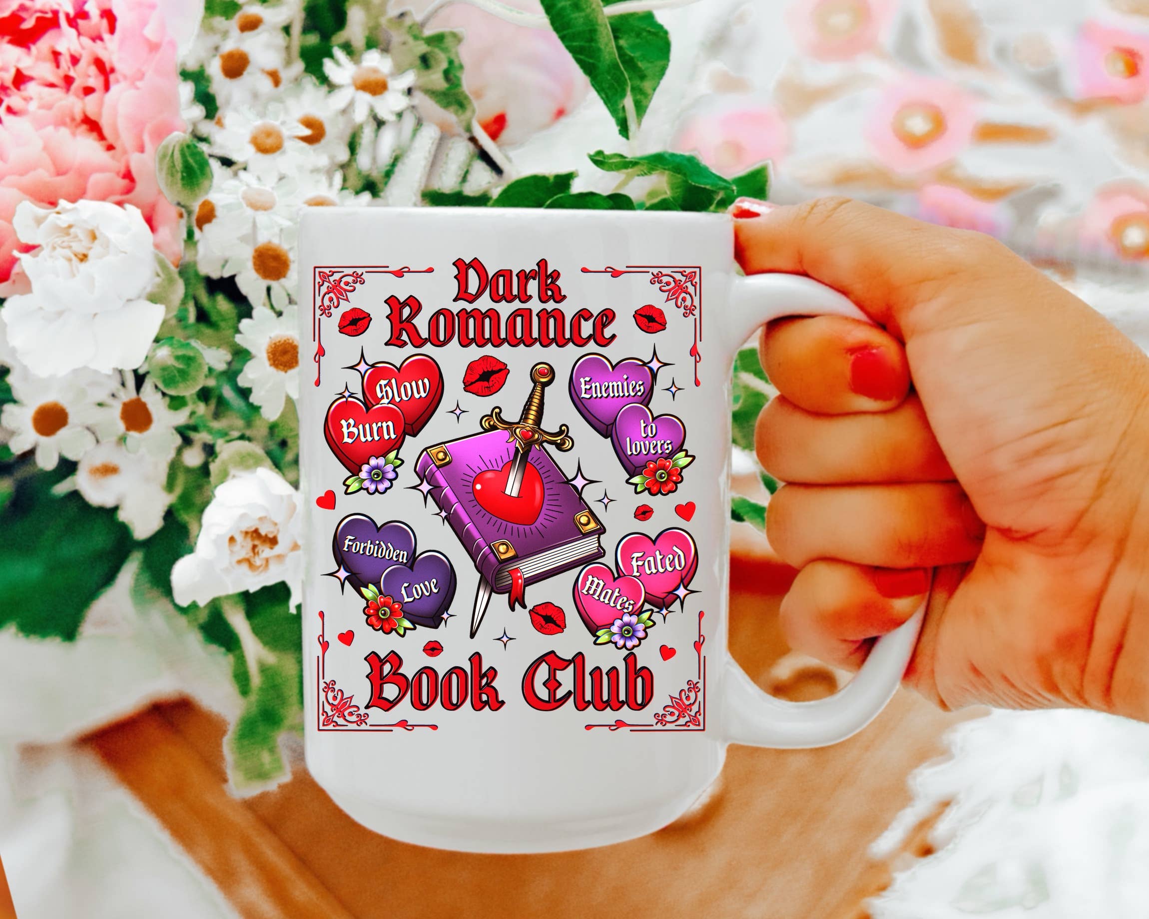 Dark Romance Book Club Mug: 11 oz