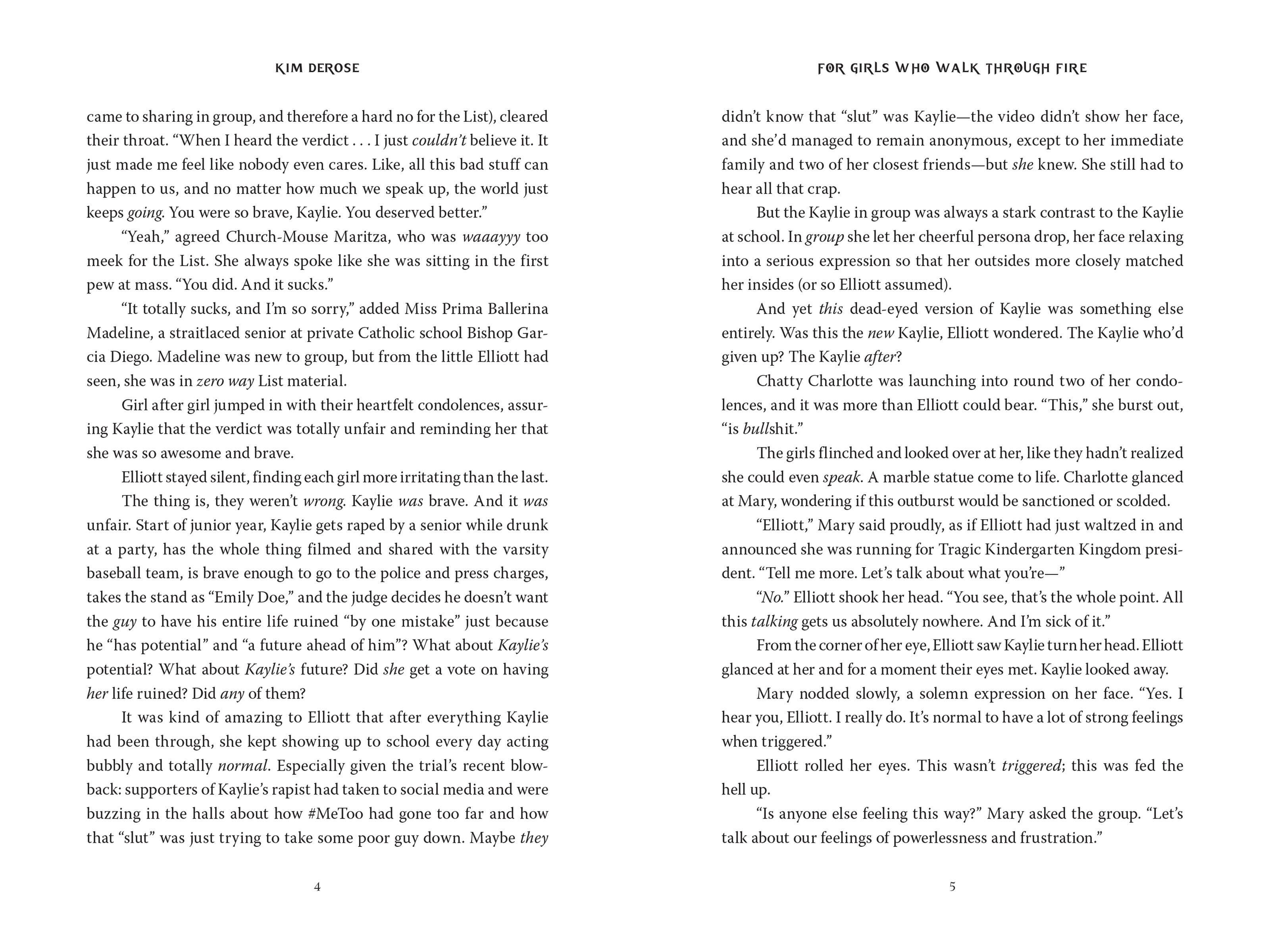 For Girls Who Walk through Fire by Kim DeRose