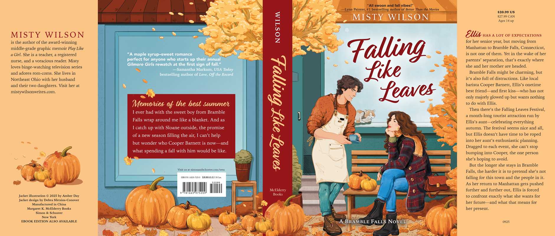 Falling Like Leaves by Misty Wilson (Hard Cover)