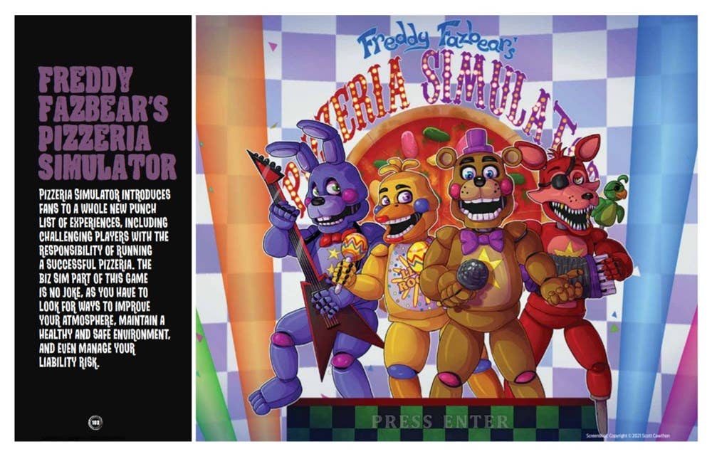 Big Book of Five Nights at Freddy's: 8.5 x 11 x 0.8 / Hardcover / 192