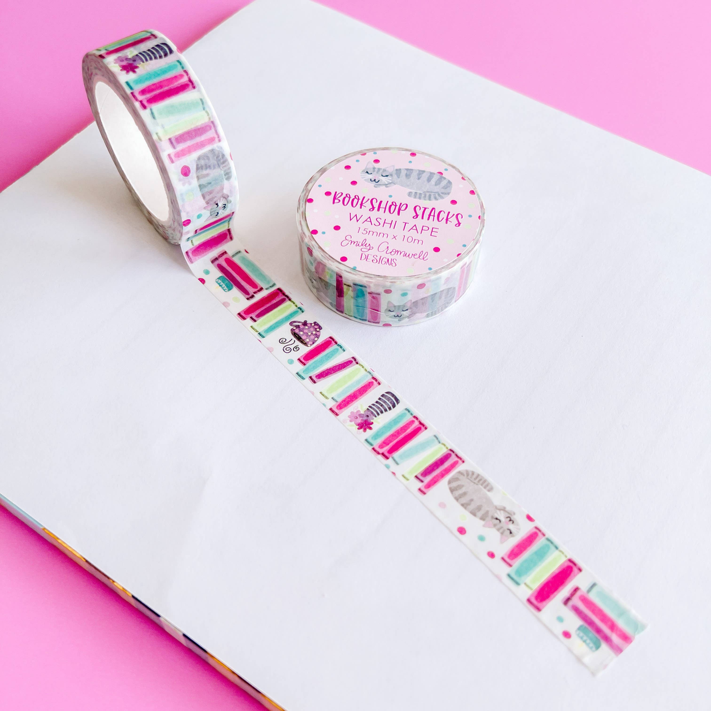 Bookshop Stacks Washi Tape